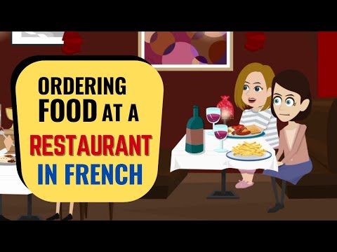 Ordering Food At a Restaurant in French Conversation for Beginners