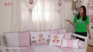 Kit Cama Babá Ursa Baby Vermelha | Ref: 47509