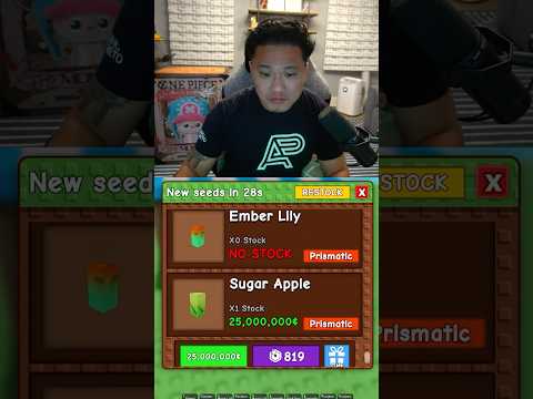 What is on stock? Grow A Garden