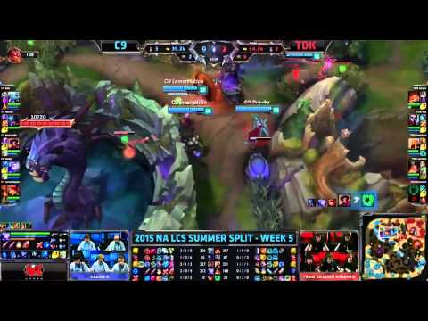 C9 (LemonNation Annie) VS TDK (Mancloud Azir) Highlights - 2015 NA LCS Summer W5D1