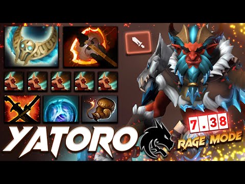 7.38 Patch - Yatoro Troll Warlord Rage Mode - Dota 2 Pro Gameplay [Watch & Learn]