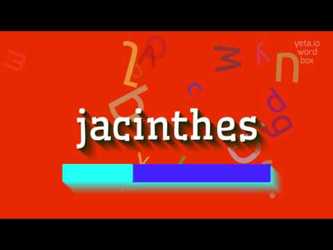 How to say "jacinthes"! (High Quality Voices)