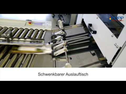 Balkenriller Creasemaster 52 / 2 Balken mit Heidelberg Flachstapelanleger