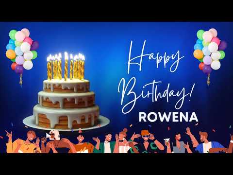 ROWENA Birthday Song | USA Birthday Song For Girls | Comment Your Name For Song