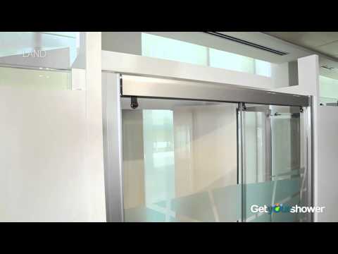 Shower enclosures: the LAND series of sliding doors