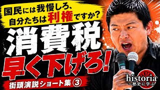 【消費税一律減税！】神谷宗幣街頭演説ショート集③