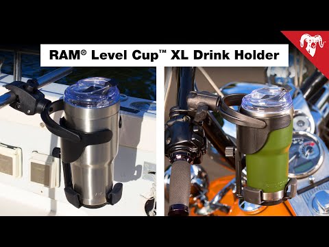RAM® Level Cup™ XL 32oz Drink Holder with Ball