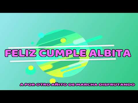 FELIZ CUMPLE ALBITA !!! ... A POR OTRO AÑO DE MARCHA DISFRUTANDO !!! FELICIDADEEEEES !!!