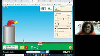 PhET Lab - Horizontal Projectile Motion Explanation