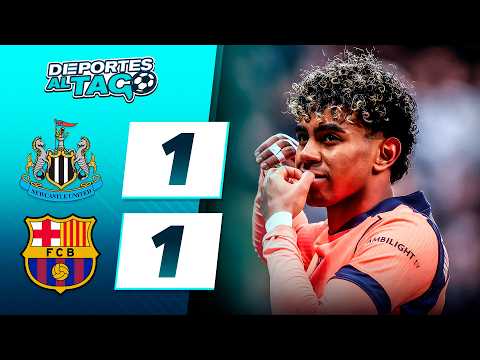 🔥 YAMAL salvó al BARCELONA de la DERROTA ante NEWCASTLE en la IDA de OCTAVOS de la CHAMPIONS LEAGUE