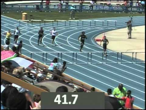 Boys 400m Hurdles Championship Section 1 - New Balance Outdoor Nationals 2012