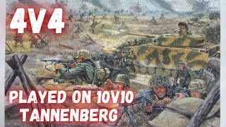 Steel Division II ▶ 4v4 on a 10v10 map (tannenberg)