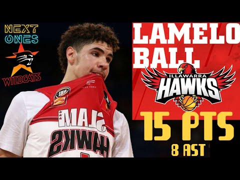 LaMelo Ball Illawarra Hawks vs Perth Wildcats | 15 PTS, 8 AST, 2 STL | ELITE TWO-WAY PLAYMAKER!!!