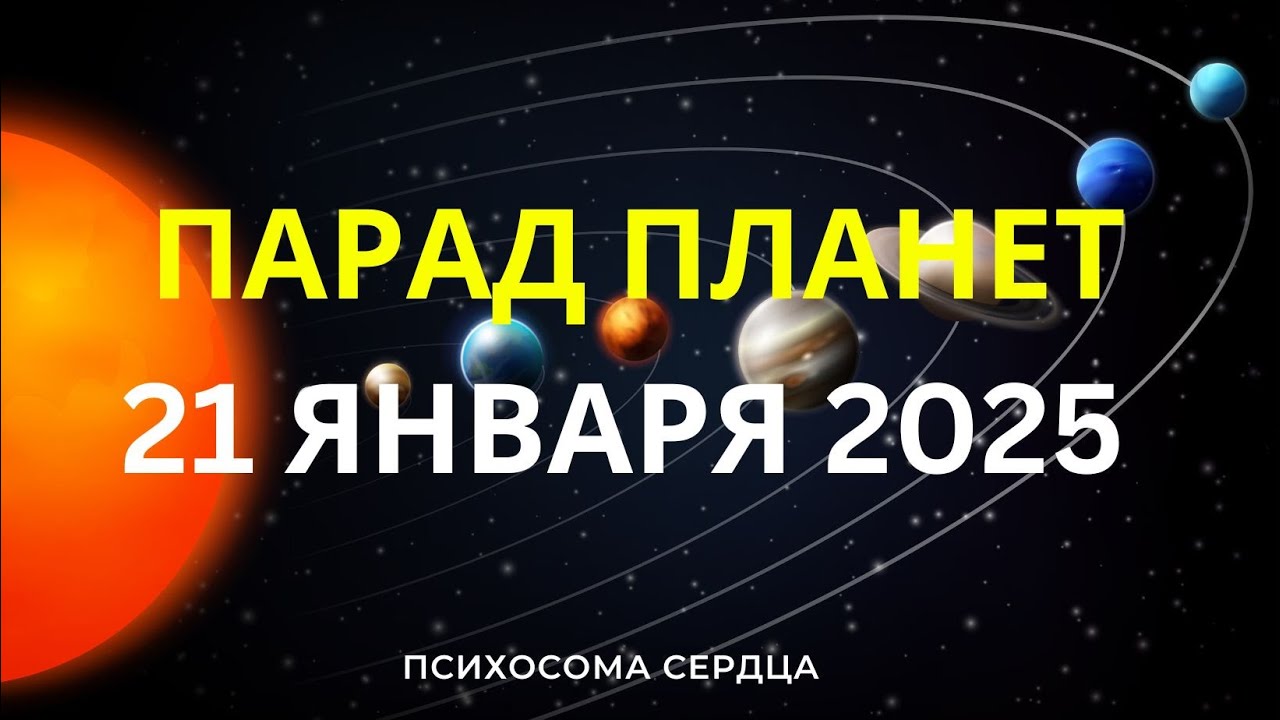 PARADE OF PLANETS ON JANUARY 21, 2025