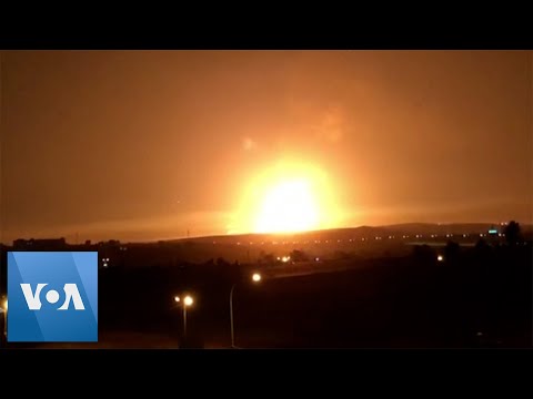 Explosions Seen at Jordan Military Base