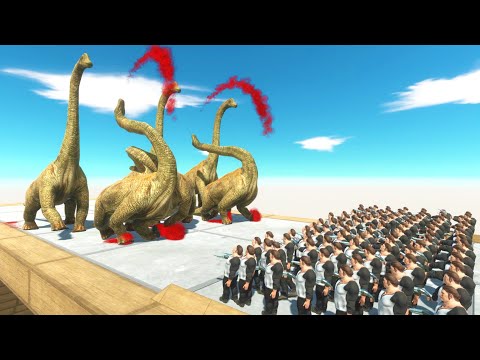 Shotgun Army Protecting Pig - Animal Revolt Battle Simulator