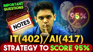 IT(402) / AI(417) Master Plan To score 95%🔥| Class 10th| Prashant Kirad
