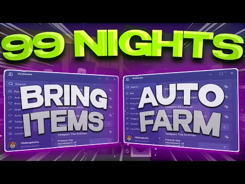 99 NIGHTS IN THE FOREST SCRIPT *NO KEY* [ INF FUEL, BRING ALL ITEMS, AUTO DAYS FARM, TP KIDS, FLY ]