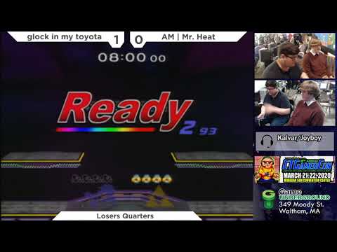 N.E. Melee Arcadian 7 - glock in my toyota (Mr. Game & Watch) vs. Mr. Heat (Sheik) - SSBM LQF