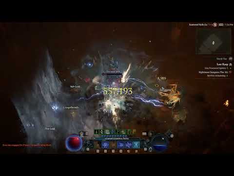 Chain Lightning Sorcerer Build OP!! Lightning-Fast and Big Damage - Diablo 4 Season 1 Build Showcase