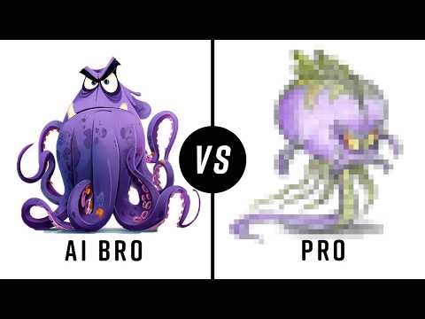 I Challenged FOUR AI Models to Design Hand-Drawn Characters