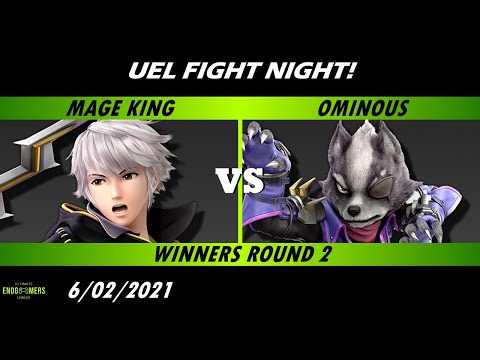 Fight Night! - Mage King (Robin) vs Ominous (Wolf) Winners Round 2 - Smash Ultimate
