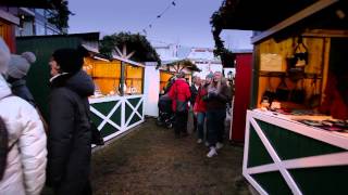 A Christmas Village Rises by the Sea - Jólaþorpið