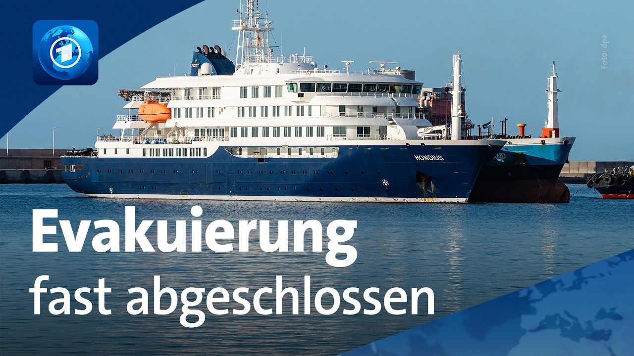 Hantavirus-Ausbruch: Evakuierung des Kreuzfahrtschiffs nahezu beendet