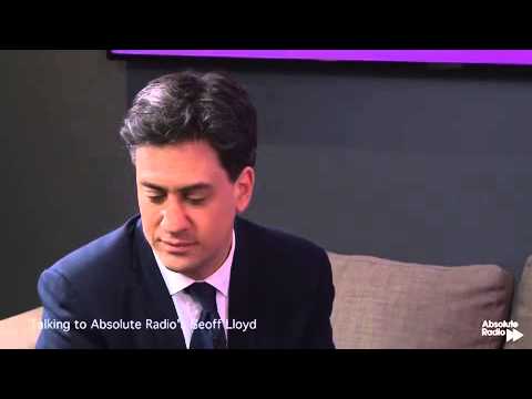 Ed Miliband tells Absolute Radio's Geoff...
