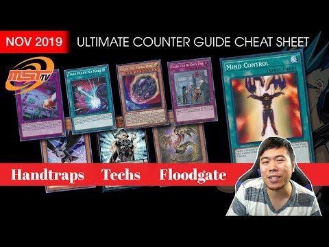 Ultimate Counter Guide META Side Deck Cheat Sheet - November 2019