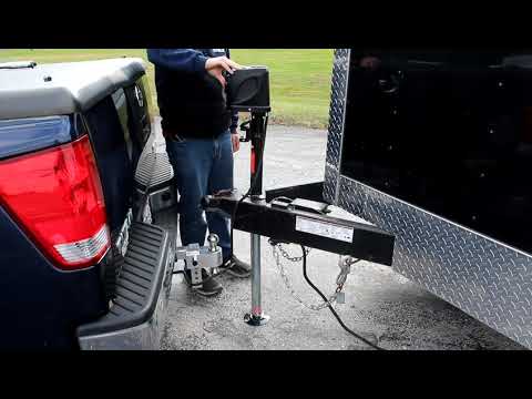 Uriah Products 5000 lb. Electric Trailer Jack w/ 7-Way Connector Feature Video  UC500010