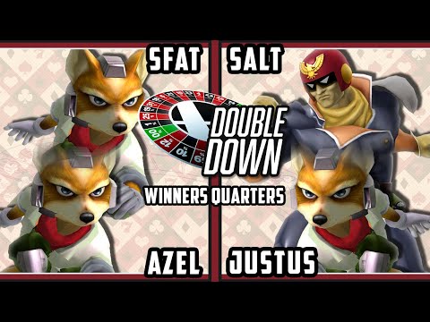 Double Down 2022 Winners Quarters - Azel & SFAT Vs. Salt & Justus - Smash Melee Tournament Doubles