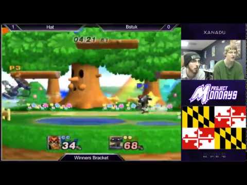 Project Mondays - Hat (Sheik, Captain Falcon) vs Bstuk (Rob) PM Winners - Project M 3.5