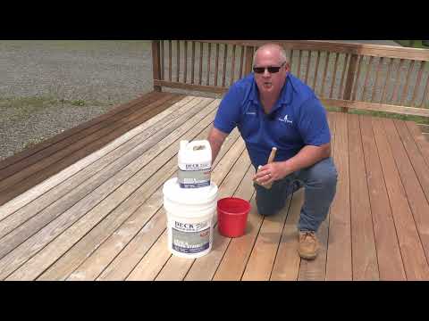 Deck Restoration Plus Deck & Wood Stain - Ship Bottom Gray Demo
