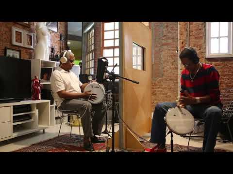 Bira Presidente e Ubirany gravando no cd novo do Pagode da 27. Que aula!