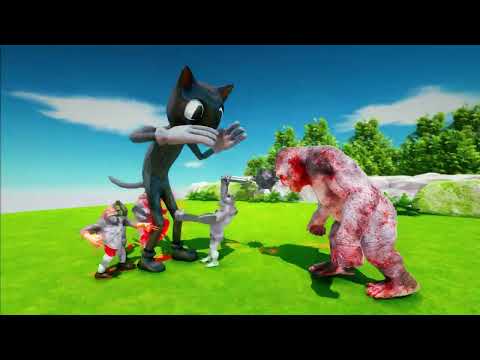 Goro the giant vs Cartoon cat - Animal Revolt Battle Simulator