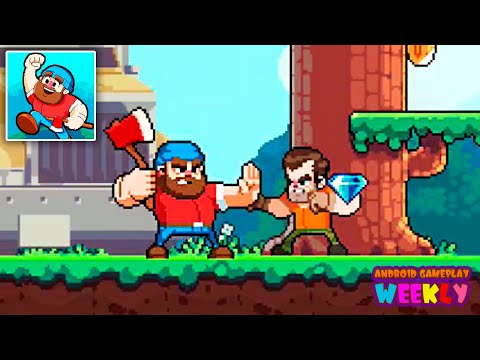 Timberman The Big Adventure - 2D Platform Game - Gameplay Walkthrough (Android) Levels 1-2 - YouTube