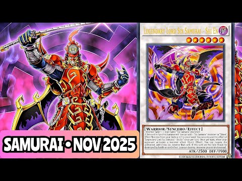 TOP 4! Six Samurai Deck Profile! NOVEMBER 2025!