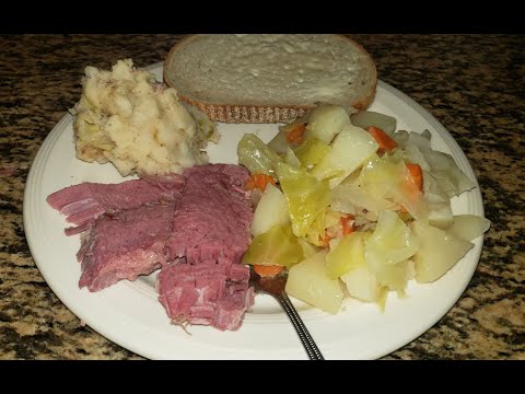 Best Corned Beef and Cabbage Wtih Potatoes & Carrots!...