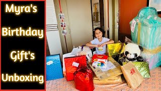 Myras Birthday Gift Unboxing  Marathi Vlog 174 