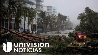 Gran parte de la turística ciudad de Miami Beach está sumergida en agua