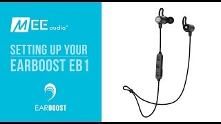 MEE audio EarBoost EB1 Bluetooth Wireless Adaptive Audio Enhancement Earphones