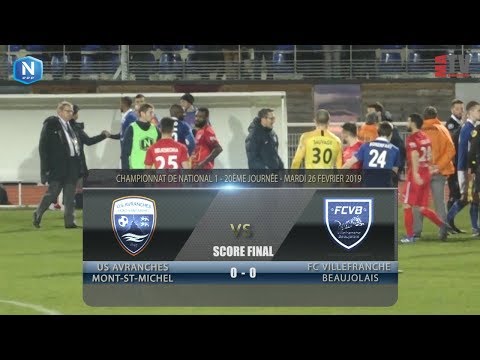 Foot - US Avranches vs FCVB  26/02/2019