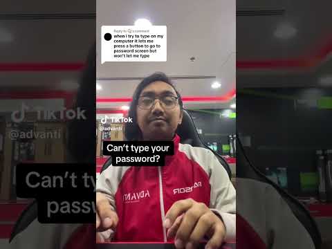 Try this easy fix if you can't type on your password screen! ✅✅