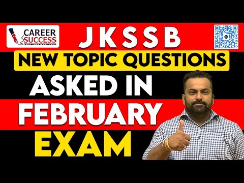Jkssb New Pattern Introduced in Feb 2025 exam !! Helpful for Jkpsi aspirants