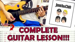 Nobela - Join The Club(Complete Guitar Lesson/Cover)with Chords and Tab