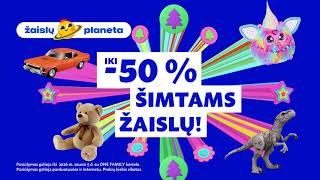 Šimtams žaislų nuolaidos iki -50%!