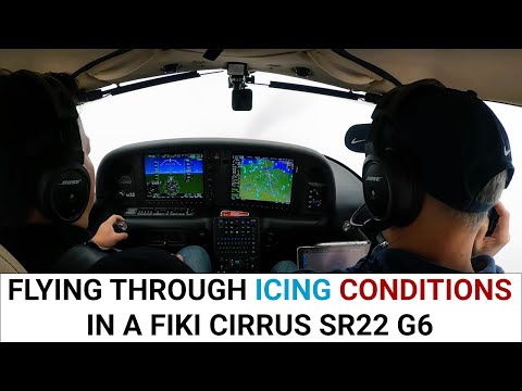 Flying in REAL ICING CONDITIONS in a Cirrus SR22 FIKI  (KARB - KFRG) #cirrus #cirruslife