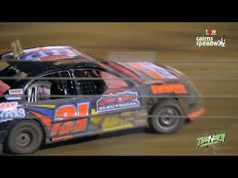 June 25th at TWW Cairns Speedway - Modified sedans heat 2 - Thunder in the Canefields