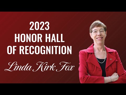 FACS Honor Hall of Recognition - Dean Emerita Linda Kirk Fox